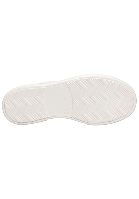 Scarpe bambino bianco/blu in pelle Philippe Model | 80738/PIABIANCO/BLU